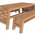 tuinset riva excellent douglas blank 2x bank en 1x tafel