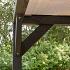vuren pergola houtpakket zwart gedompeld 300x400cm t.b.v. strak doek 292x392cm