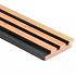 douglas geschaafd triple profiel zwart blank 2 5x14x400cm
