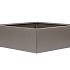 plantenbak vlak taupe 150x150x60cm