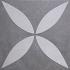 geoceramica ambiente antracite flower 60x60x4cm