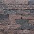 roccia getrommeld bruin zwart 30x12x12cm