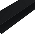 weo35 60 aluminium f profiel ebony black 6 5x8x300cm