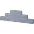 splitblok noors grijs 29x9x9cm