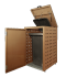 container ombouw 120l 1 stuk corten met klep