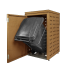 container ombouw 240l 1 stuk corten met tuinbak