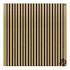 composiet scherm stripes black oak 180x180cm