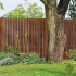 hardhouten schutting mix stripes black gevingerlast 180x180cm