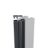 boston aluminium variabel hoekprofiel voor paal ral7016 l200cm