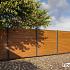 wpc modern fenceboard teak 2 1x16x178cm wb 15cm 