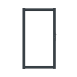 boston aluminium poortframe 98x183cm incl. insteekslot ral9005