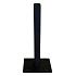 stalen voetplaat gepoedercoat t.b.v. h gleufpaal zwart 12x15x33cm