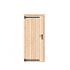 vuren enkele dichte deur blank linksdraaiend zwart beslag 90x201cm