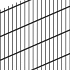hillfence scherm dubbele staafmat zwart 250x183cm