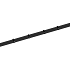 hillfence hoekpaal metaal zwart gecoat 6x6x240cm incl. aansluitset en afdekkap 