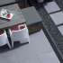 geoceramica impasto grigio 60x60x4cm