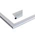aluminium daktrim met kraalrand 26mm buitenhoek 50x50cm