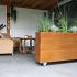 bloembak modulair corten 300x60x70cm