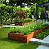 bloembak modulair corten 300x180x28cm