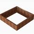 corten bloembak module 120x120x28 cm