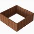 cortenbloembak module 150x150x56 cm