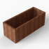 cortenbloembak module 60x150x56 cm