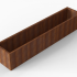 corten bloembak module 60x300x56 cm