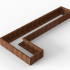 cortenbloembak module l vorm 60x330x150x28 cm