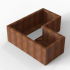 cortenbloembak module l vorm 60x120x120x42 cm