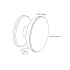 mini sway wall 50 pearl grey