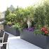 bloembak modulair antraciet 120x120x56cm