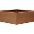 plantenbak vlak corten 300x300x40cm