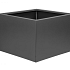 plantenbak vlak antraciet 60x60x60cm