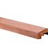 hardhouten afdekkap 7x3 5x180cm sponning 4 9x1cm 