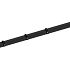 hillfence hoekpaal metaal zwart gecoat 6x6x160cm incl. aansluitset en afdekkap 