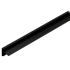 aluminium daktrim zwart 4 5x4 5x250cm ral9005 incl. verbindingsplaatje 
