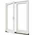 stapeldorpeldeur met glas dubbel meranti wit 2x deur 83 4x216 9 kozijn 178x226 3cm incl. dts en deurbeslag 
