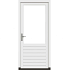 stapeldorpeldeur met glas meranti wit linksdraaiend deur 93x216 9 kozijn 103 8x226 3cm incl. dts en deurbeslag 