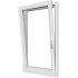 draai  kiepraam meranti linksdr. raam wit 70x128 5 kozijn 77 4x137 4cm incl. raambeslag 
