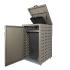 container ombouw 240l 1 stuk taupe met klep
