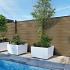 modular schermvulling composiet triple rhombus oak black 180x180cm
