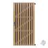 composiet tuindeur stripes black oak 90x180cm incl. beslag 